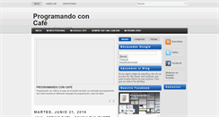 Desktop Screenshot of programandoconcafe.com